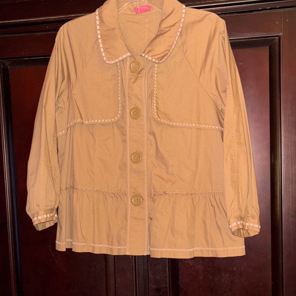 Tan Lightweight Jacket Size Large
